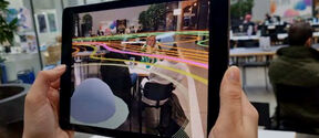 Metaversity: Interface and user interaction in the colorSense app demo using Fologram.